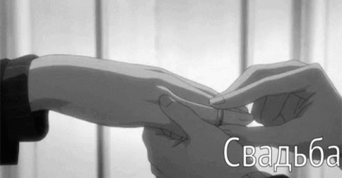 Wearing Aesthetic Wedding Ring GIF