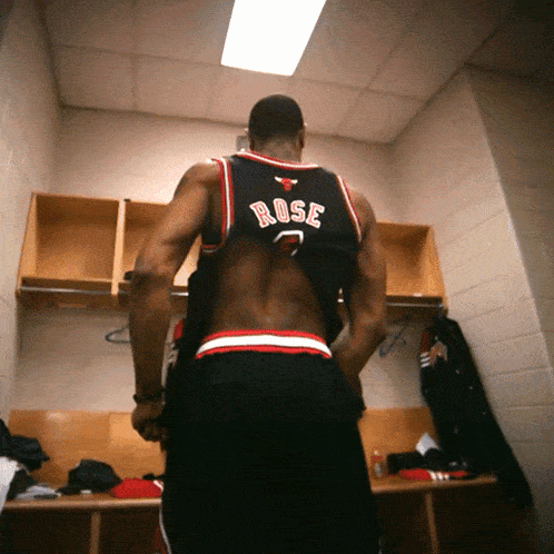 Wearing My Jersey Derrick Rose Gif GIF