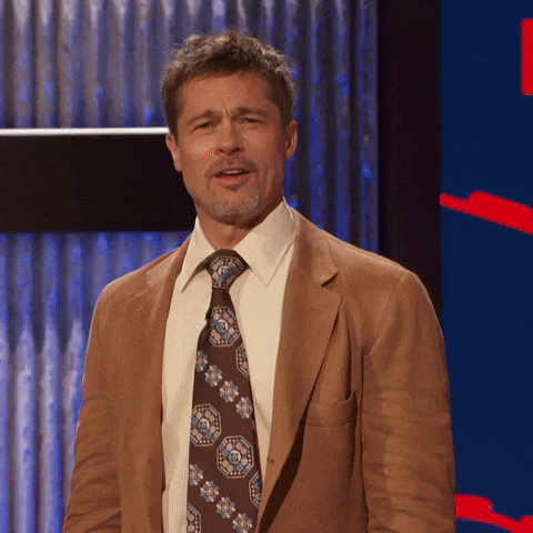 Weatherman Brad Pitt Meme No Future GIF