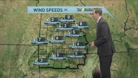 Weatherman Show Funny Playing Fetch GIF