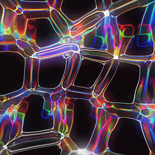 Web-like Colorful Optical Illusion GIF
