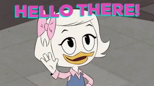 Webby Vanderquack Hello There GIF