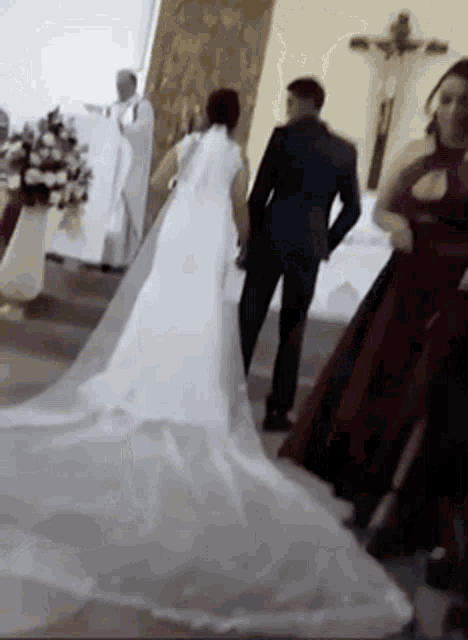 Wedding Fail Gown Fall GIF