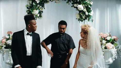 Wedding Groom Bride Dab GIF