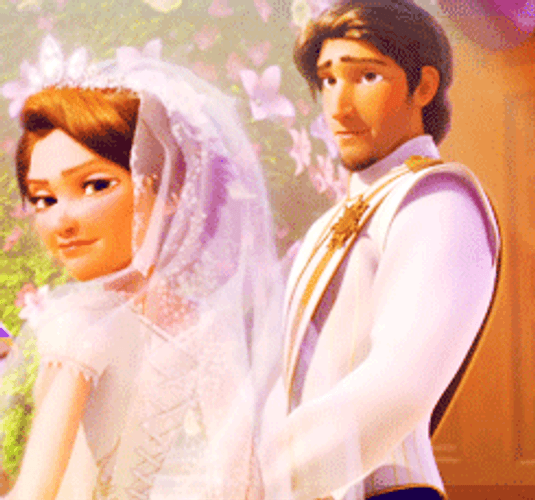 flynn rider and rapunzel wedding
