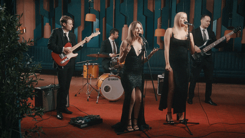 Wedding Singer Black Theme Dress Code GIF