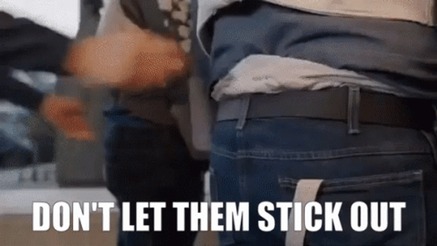 Wedgie Don't Let Them Stick Out GIF