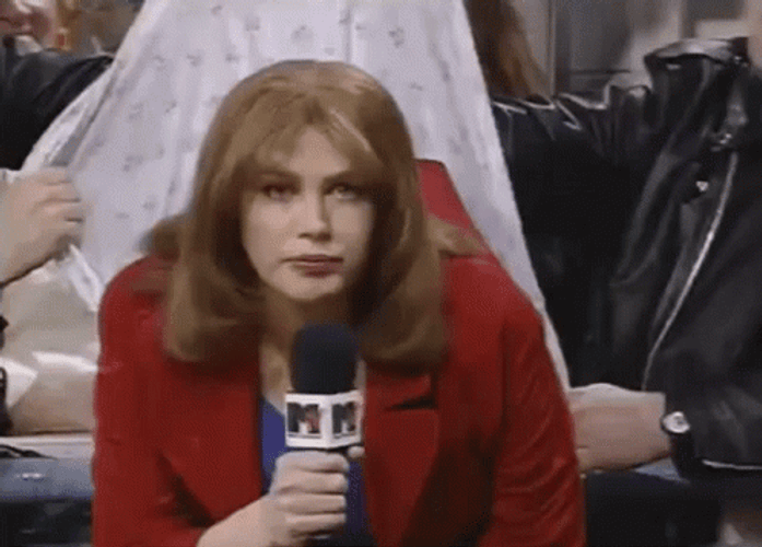 Wedgie Female Reporter GIF