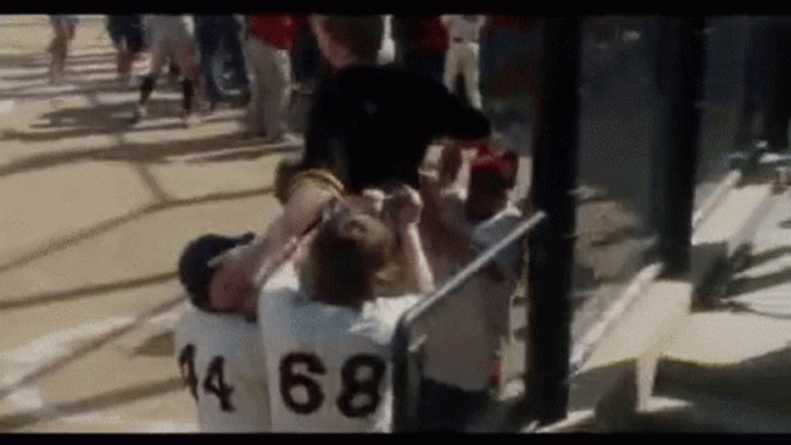 Wedgie Football Players GIF