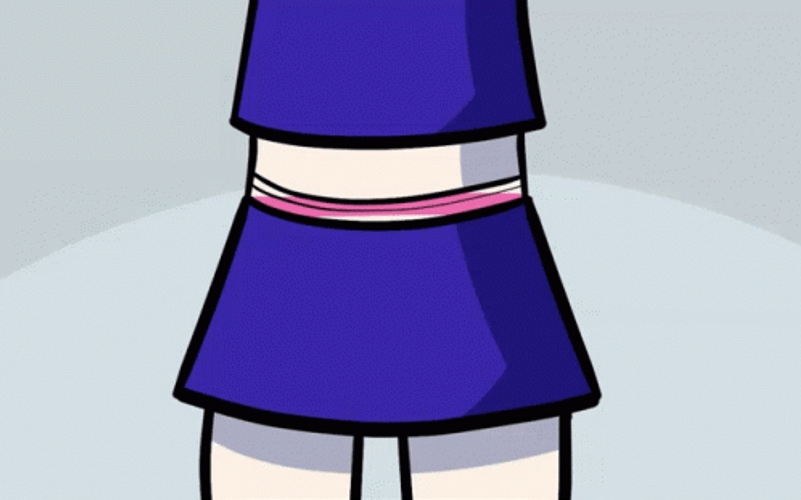 Wedgie Mona Cheerleader GIF