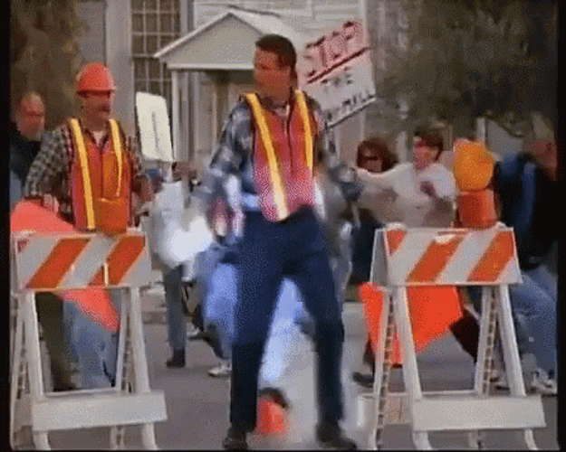 Wedgie Traffic Man GIF