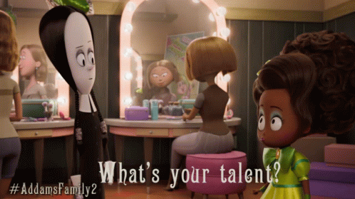 Wednesday Addams Cartoon GIF