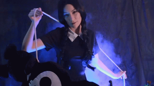 Wednesday Addams Portray GIF