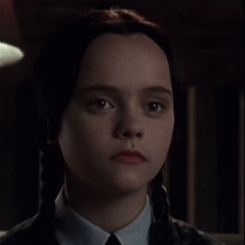 Wednesday Addams Saying Yes GIF