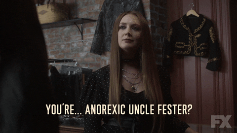 Wednesday Addams Family Uncle Fester Anorexic GIF