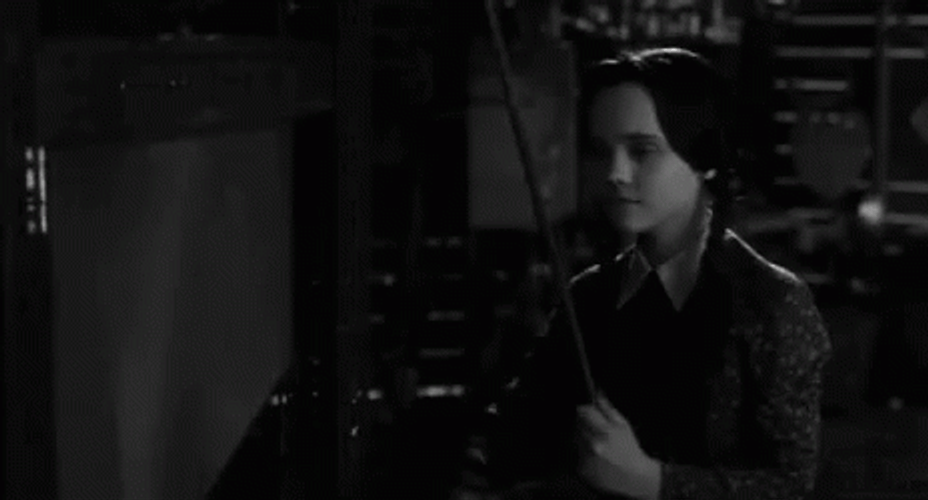 Wednesday Addams Movie Guillotine  GIF