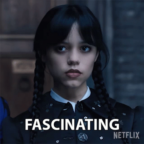 Wednesday Addams Pleased Fascinating Meme GIF