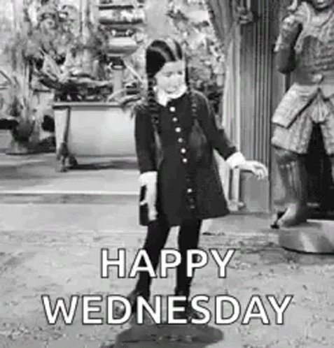 Wednesday Addams Vintage Dancing GIF