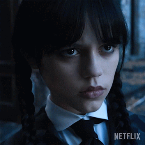 Wednesday Jenna Ortega Zoon In Meme GIF