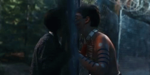 Wednesday Kissed Joel On Addams Family Thanksgiving GIF