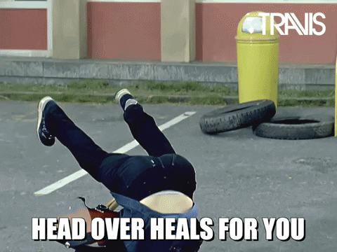 Wednesday Morning Head Over Heels Funny GIF