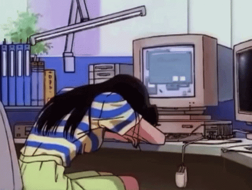 Wednesday Work Meme Cartoon Girl Sleeping GIF