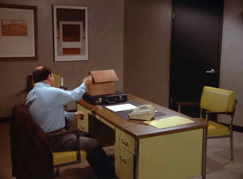 Wednesday Work Meme George Costanza Drumming GIF