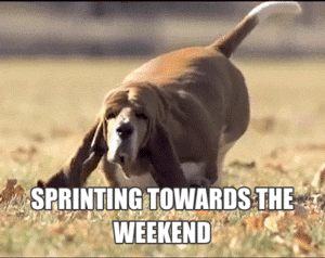 Weekend Running Meme GIF