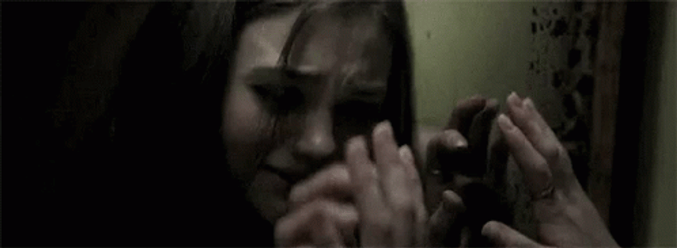 Weeping India Eisley Mirror Reflection GIF