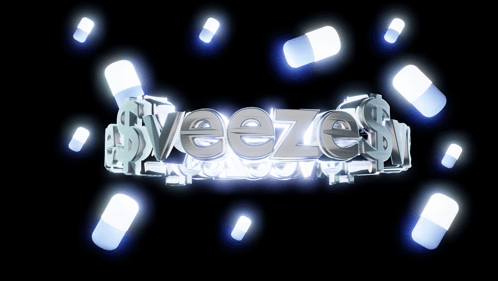 Weezer Word With Glowing Pills