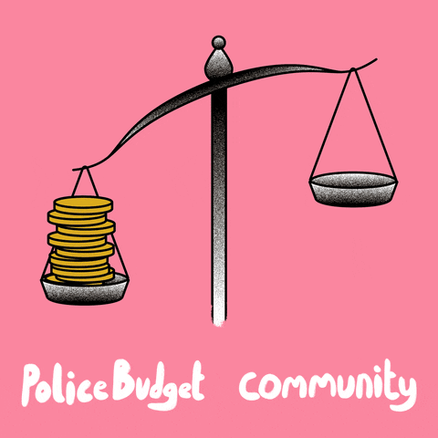 Weighing Police Budget And Community GIF
