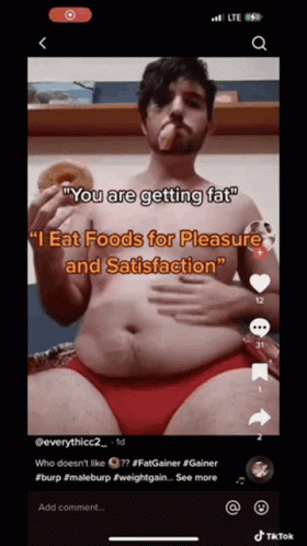 You Are Getting Fat Weight Gain GIF