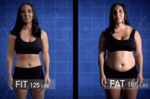 Weight Gain Comparison GIF