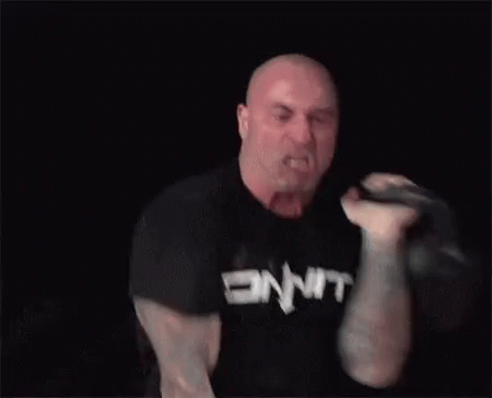 Weight Lifting Joe Rogan Kettlebell Workout GIF