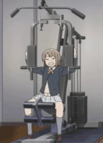 Weight Lifting Nijigasaki Kasumi Nakasu GIF
