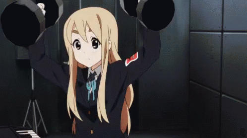 Weight Lifting Tsumugi Kotobuki Anime K On GIF
