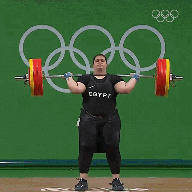 Weightlifting Shaimaa Haridy Gif GIF