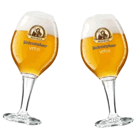 Weihenstephaner Vitus Beer Glasses