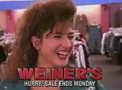 Weiner Shopping Sale GIF