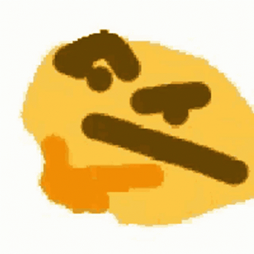 Weird Angry Thinking Emoji GIF