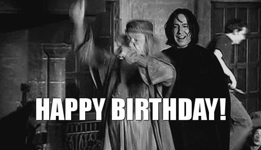 Weird Birthday Dance By Dumdledore In Harry Potter GIF