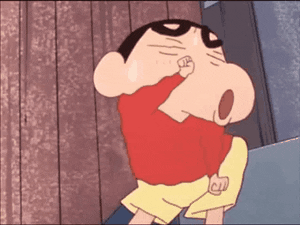 Weird Crayon Shin Chan Dance GIF