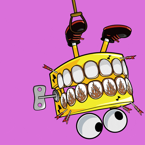 Weird Creature Hanging Upside Down GIF