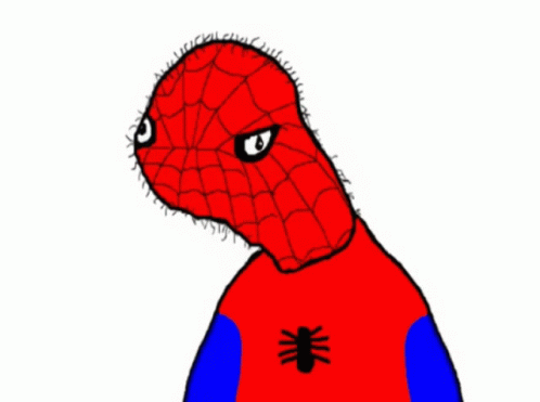 Weird Face Of Spider Man Meme GIF