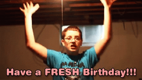 Weird Happy Birthday Froggy Fresh GIF