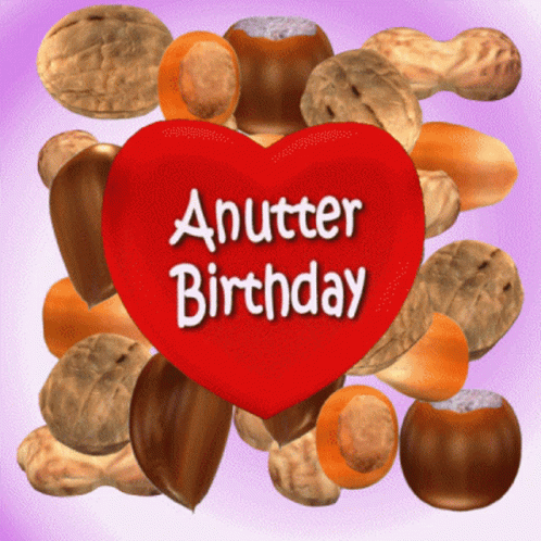 Weird Happy Birthday Heart A Nuts GIF