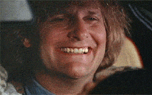 Weird Man Driving To Dumb And Dumber Bathroom GIF