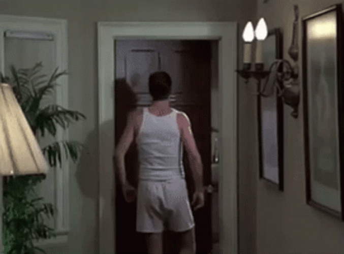 Weird Science Elbow Open Door GIF