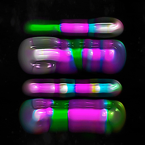 Weirdcore Drugs Loop Neon GIF