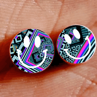 Weirdcore Trippy Happy Pills GIF